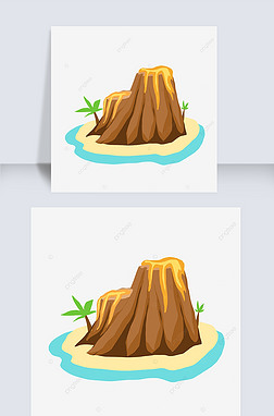 Ϻvolcano clipart