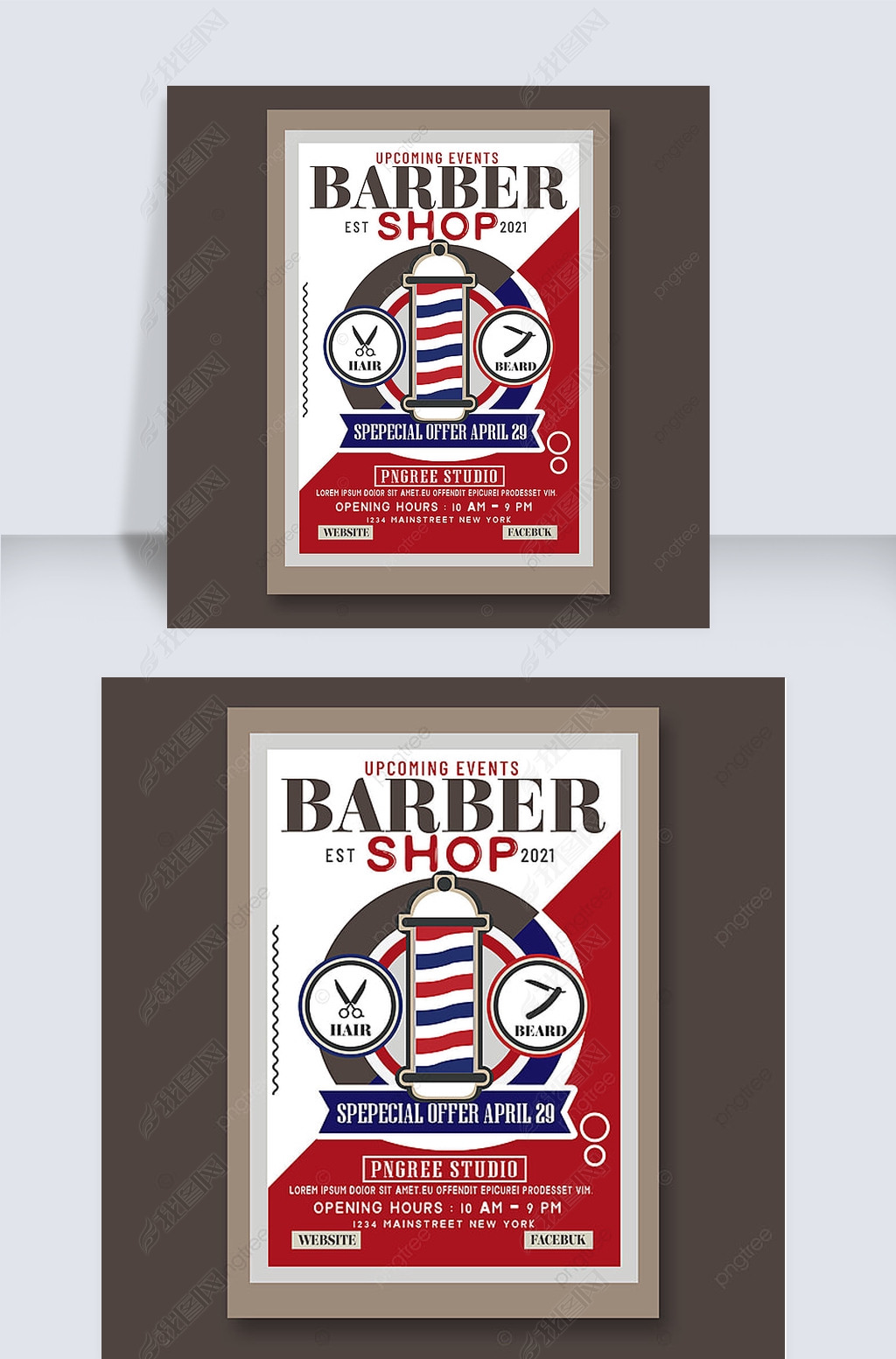 barber shop poster