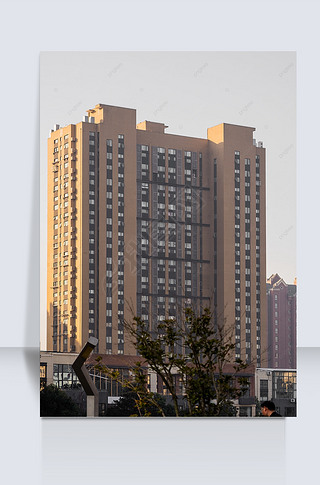 小区换热站的设计创意背景|城市里的小区高楼建筑