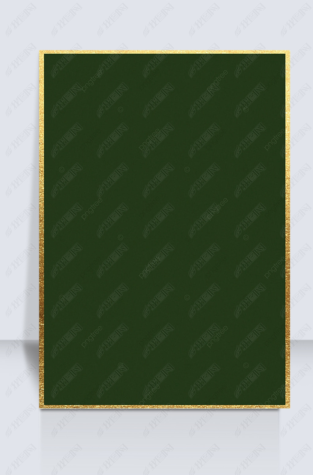 高端复古深绿烫金边框背景