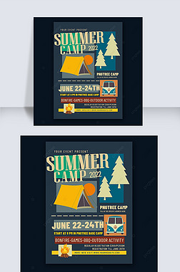 summer camp flyer