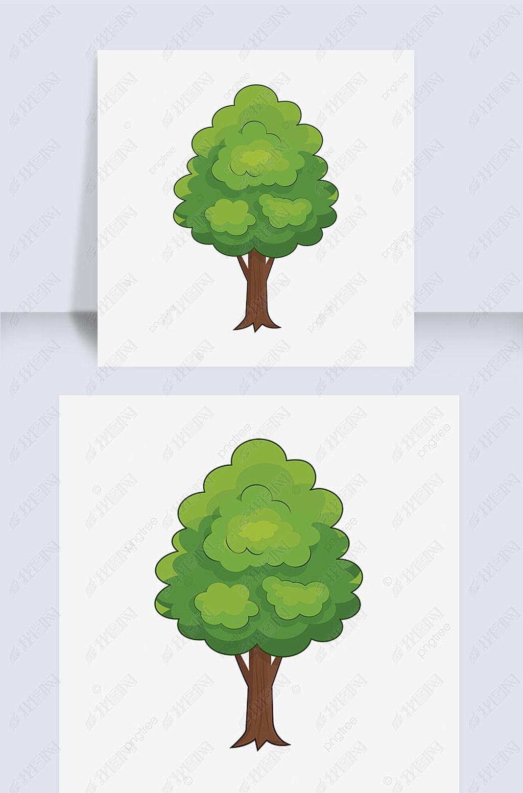 tree clipart ͨɫɭزĴ