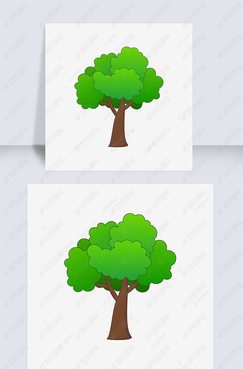 ͨɫزĴ tree clipart