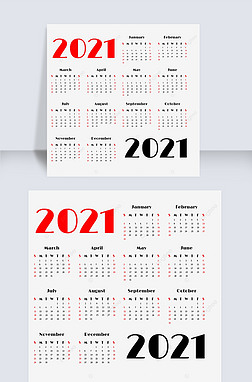 2021 calendar Ű