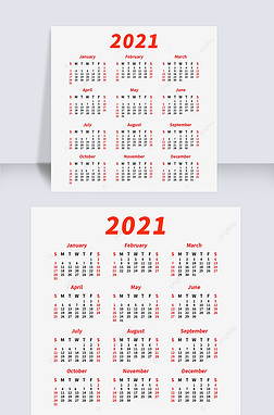 2021 calendar ʸԼ