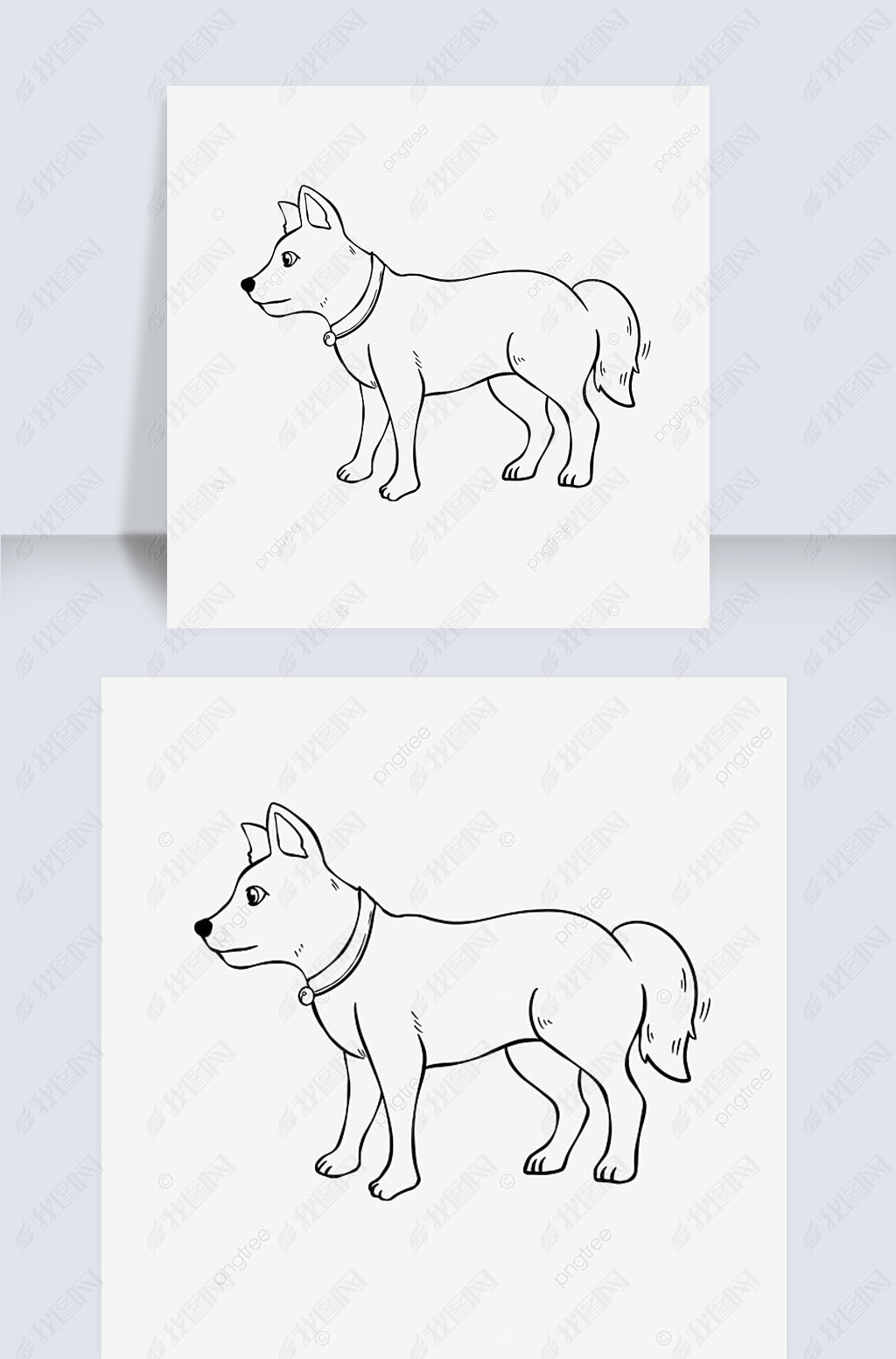 dog clipart black and white ֻɰĳﹷ߸