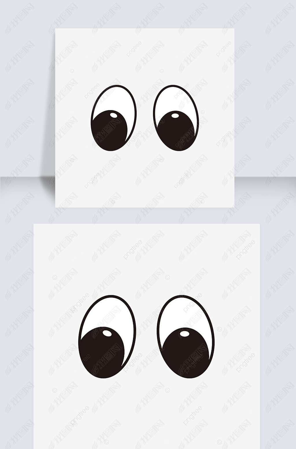 򵥿ͨʸԲδ۾ eyes clipart