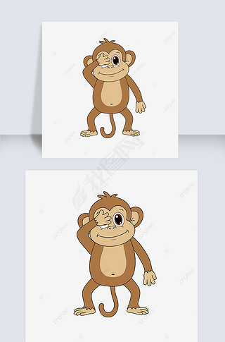 ͨʸӺ߱زļ monkey clipart