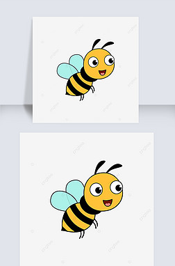 bee clipart ͨͻɫС۷