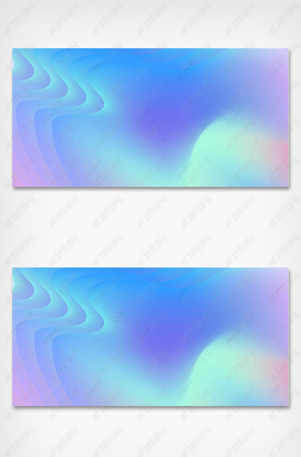 原创绿色和紫色渐变抽象背景版权可商用