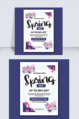 spring sale flyer