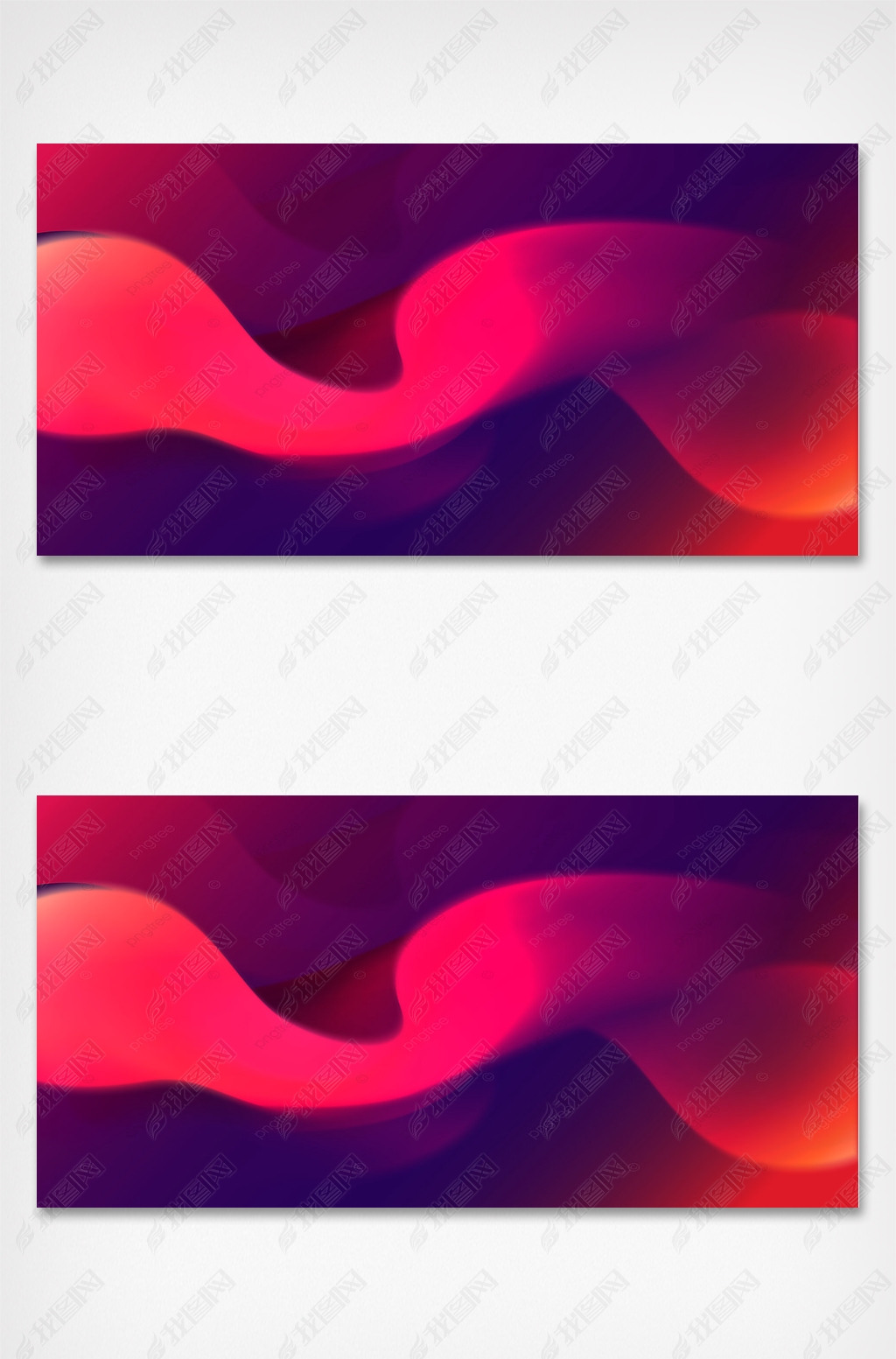 原创红色和紫色抽象渐变背景版权可商用