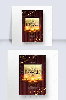 ʱнɫʵӡdiwali social media post