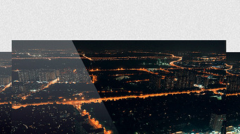 4K航拍城市夜景唯美风光视频素材