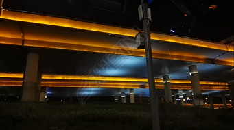 城市夜景道路灯光7