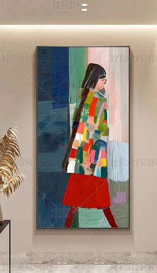 抽象油画人物作品专题模板-抽象油画人物作品图片素材下载-我图网