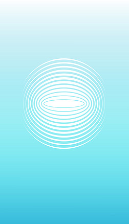 蓝白渐变和科技感几何圆形图案组合扁平背景