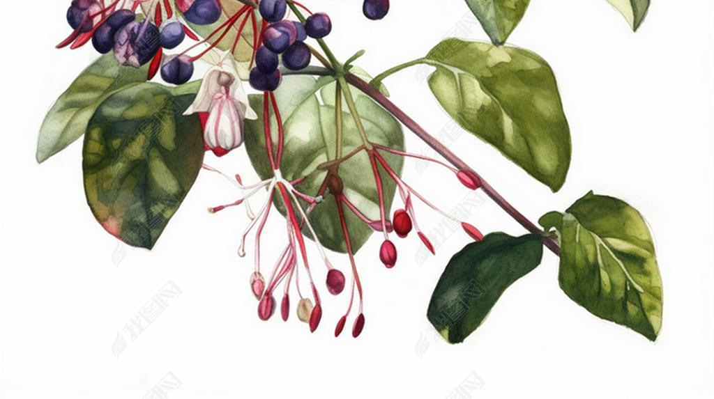 Clerodendrum trichotomum Thunbϸĸˮʻ