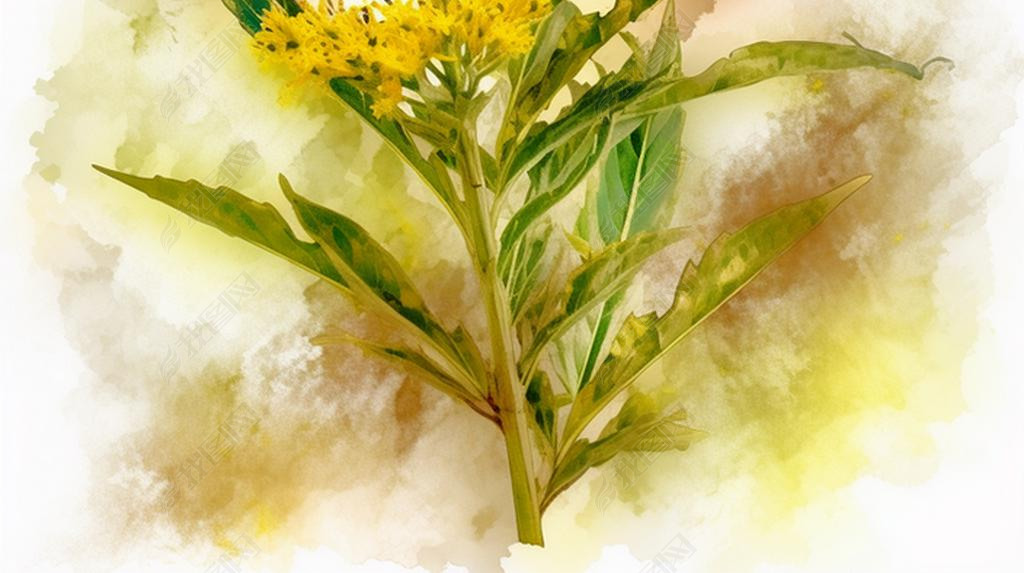 Solidago canadensis L ˮʷ ɫ 34 ϸͼ