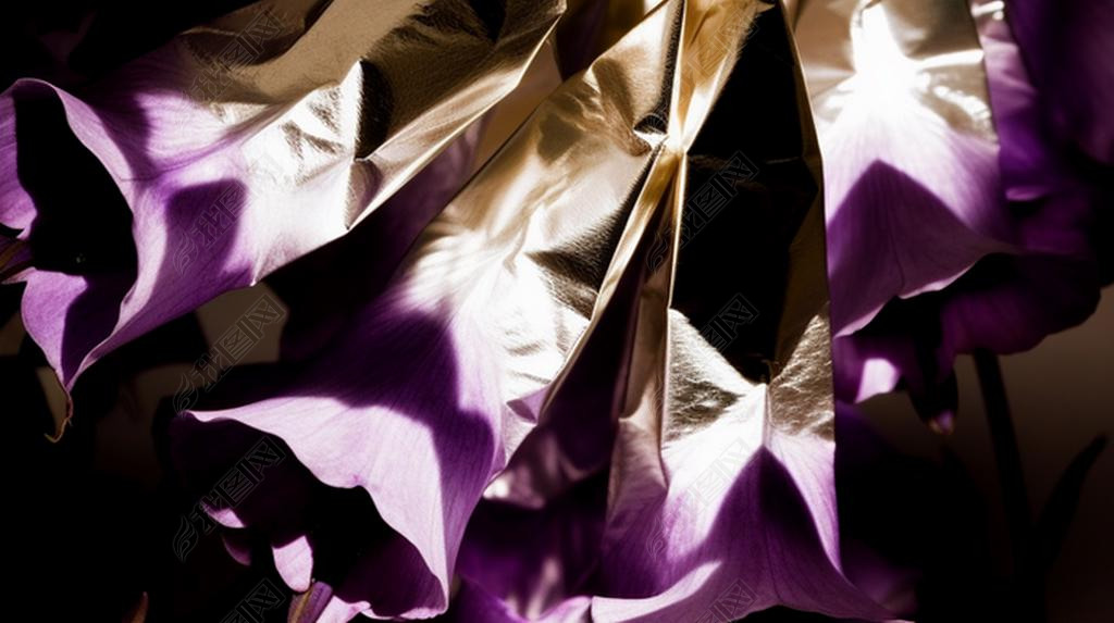 Digitalis purpurea L  Golden Ratio  Dark Background  Psychedelic  Glossy  Glass and Aluminum Fo