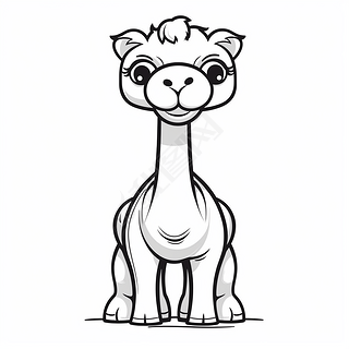 骆驼正面卡通图案专题模板-骆驼正面卡通图案图片素材下载-我图网