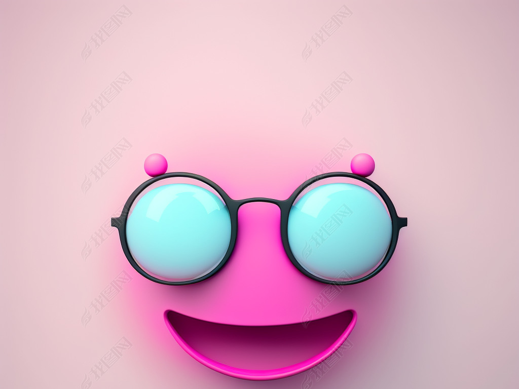 Smiling Face with Glasses icon  3DȾ