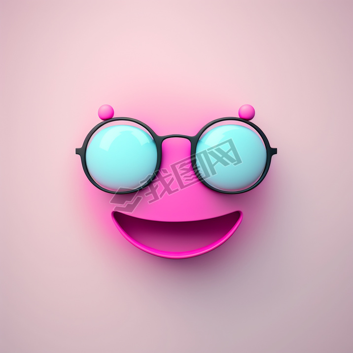 Smiling Face with Glasses icon  3DȾ