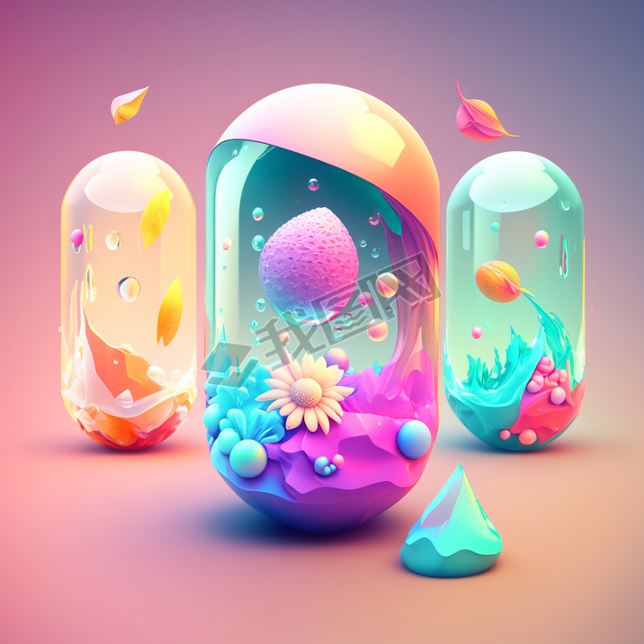 3Dͼ  ͼ  DribbbleҼ  ĥɰЧ