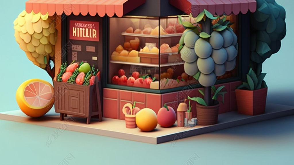 ͶηˮɫͷƷ Fruit Shop in China