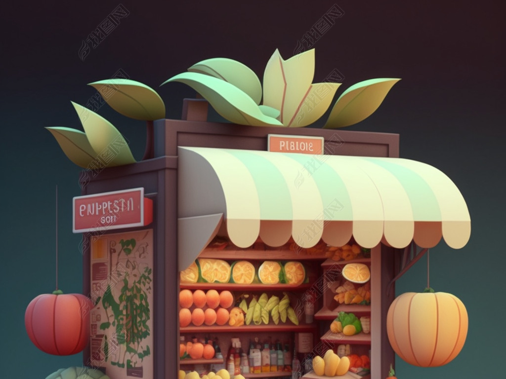 ʹɫͷ׳ϸˮչʾ Fruit Shop in China