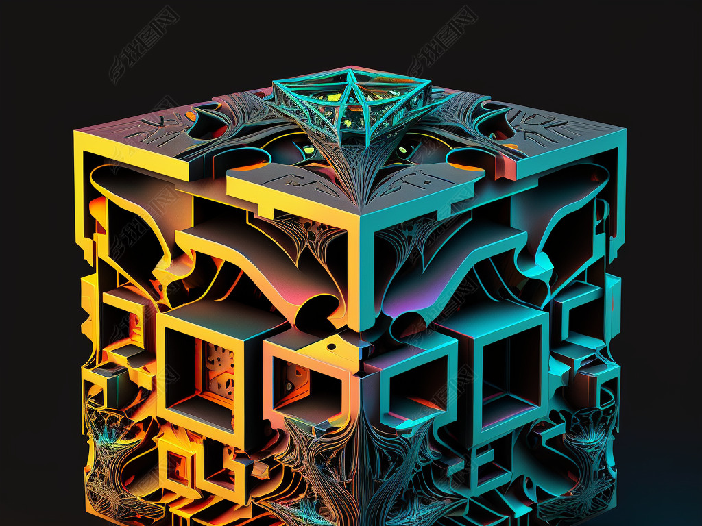 Greeble3Dͼ  ޺  Cube Cube 3