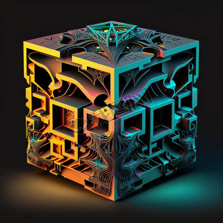 Greeble3Dͼ  ޺  Cube Cube 3