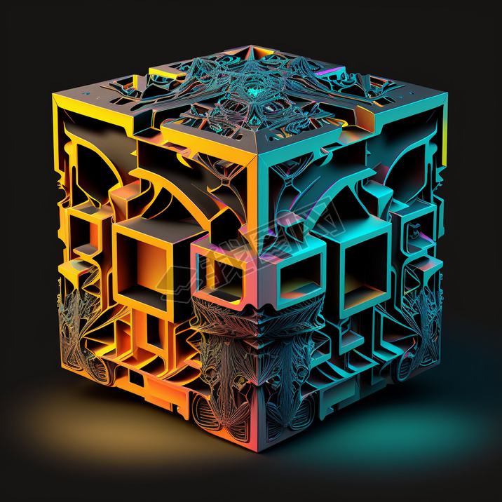 Greeble޺  3Dͼ  Cube Cube 3