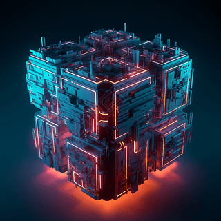 Greeble޺Ƶ3Dͼ  Cube Cube