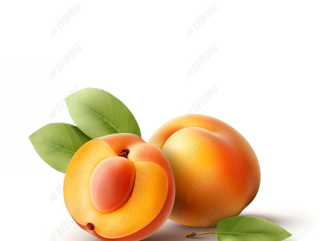 ɰɫʵɫֻ滭Ԫز  ApricotֲͼʸͼͨͼPNGͼز