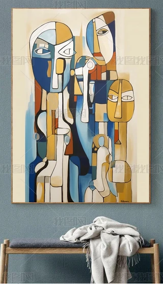 抽象人物画专题模板-抽象人物画图片素材下载-我图网