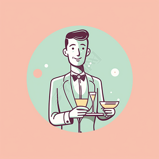 ƽ廭UI/UXƺɫǳɫ Waiter