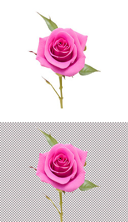 粉色玫瑰花植物花朵520情人节爱情告白(7)