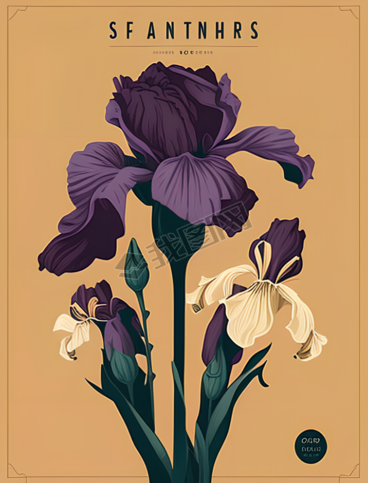 Iris Germanica ܺ廭ͼ