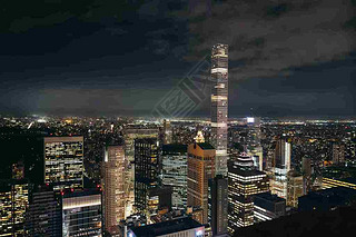 现代城市建筑商务风背景图片