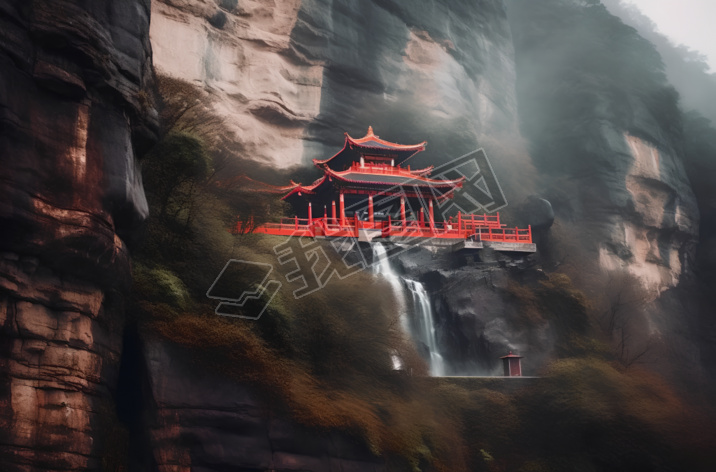 The Temple in Fanjing MountainͼƬظӰͼ