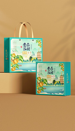 杏子包装插画设计