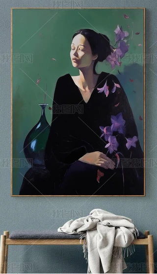 油彩画 人物 抽象的 当代艺术油画抽象人像- 高清图片，堆糖，美图壁纸兴趣社区