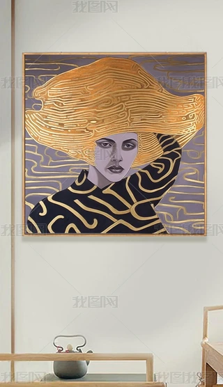 抽象油画人物作品专题模板-抽象油画人物作品图片素材下载-我图网
