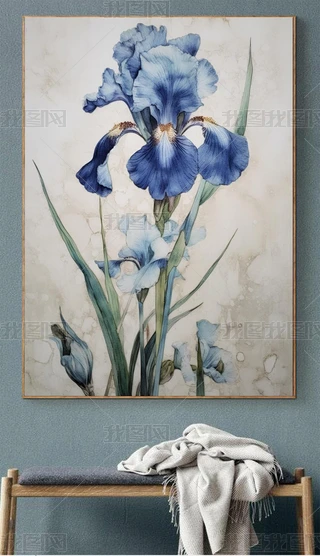 彩虹花抽象油画专题模板-彩虹花抽象油画图片素材下载-我图网
