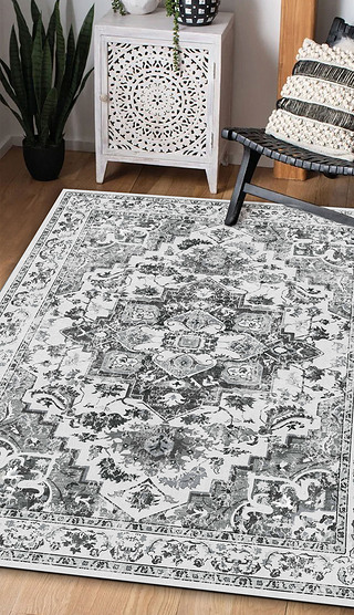 原创波斯地毯高清印花地毯欧美风格块毯