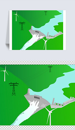 l绿色新能源矢量素材图