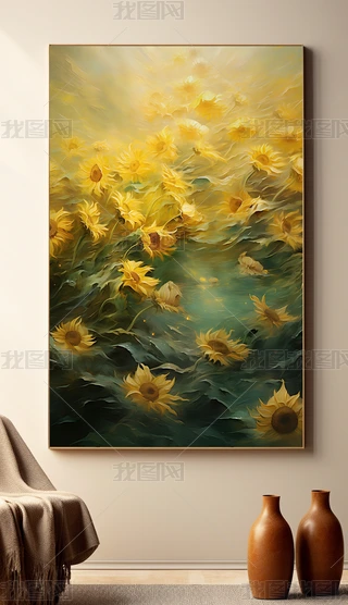 抽象花油画图片大全-抽象花油画背景图片-我图网