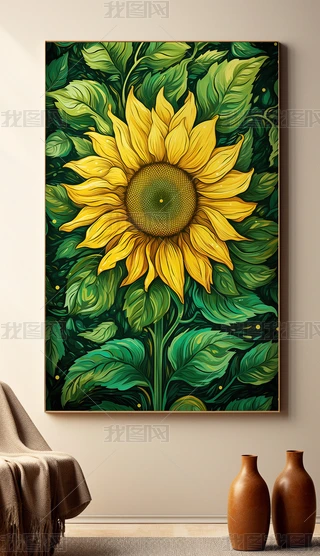 彩虹花抽象油画专题模板-彩虹花抽象油画图片素材下载-我图网