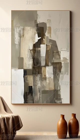 人物油画现代抽象画专题模板-人物油画现代抽象画图片素材下载-我图网